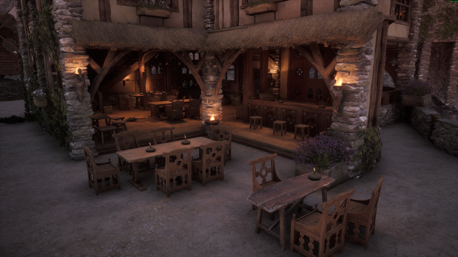 >Dining room for guests